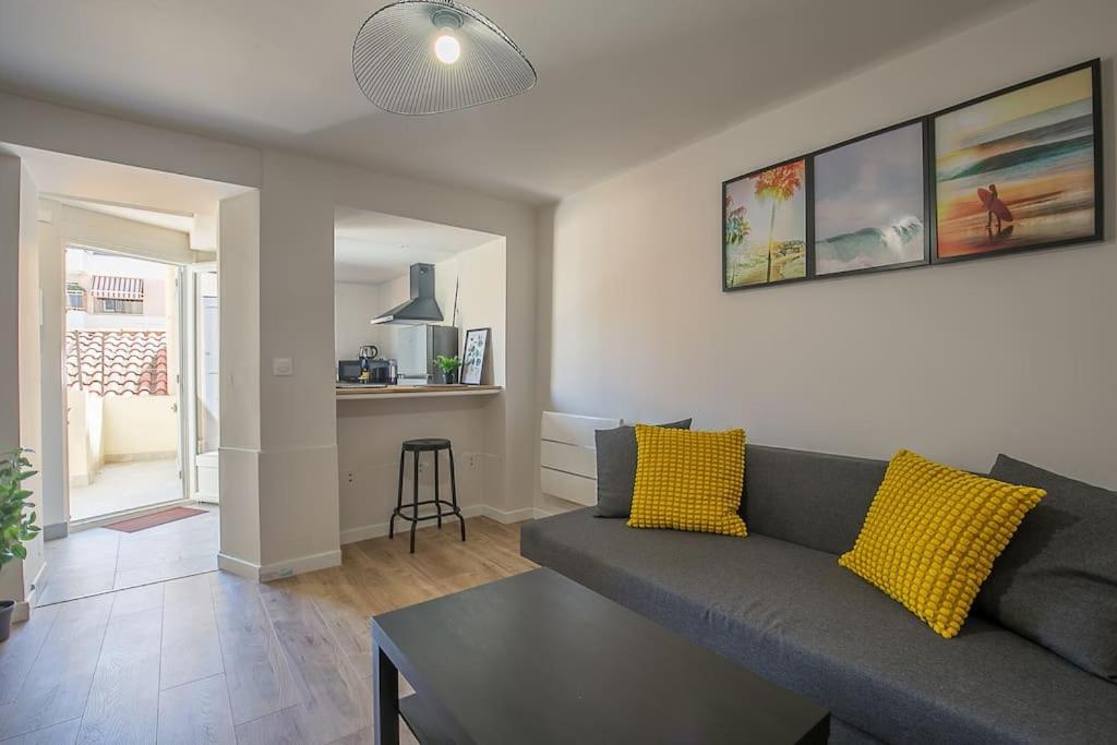 Endoume, Charmant T2 Au Calme, Terrasse, 13007 马赛 外观 照片