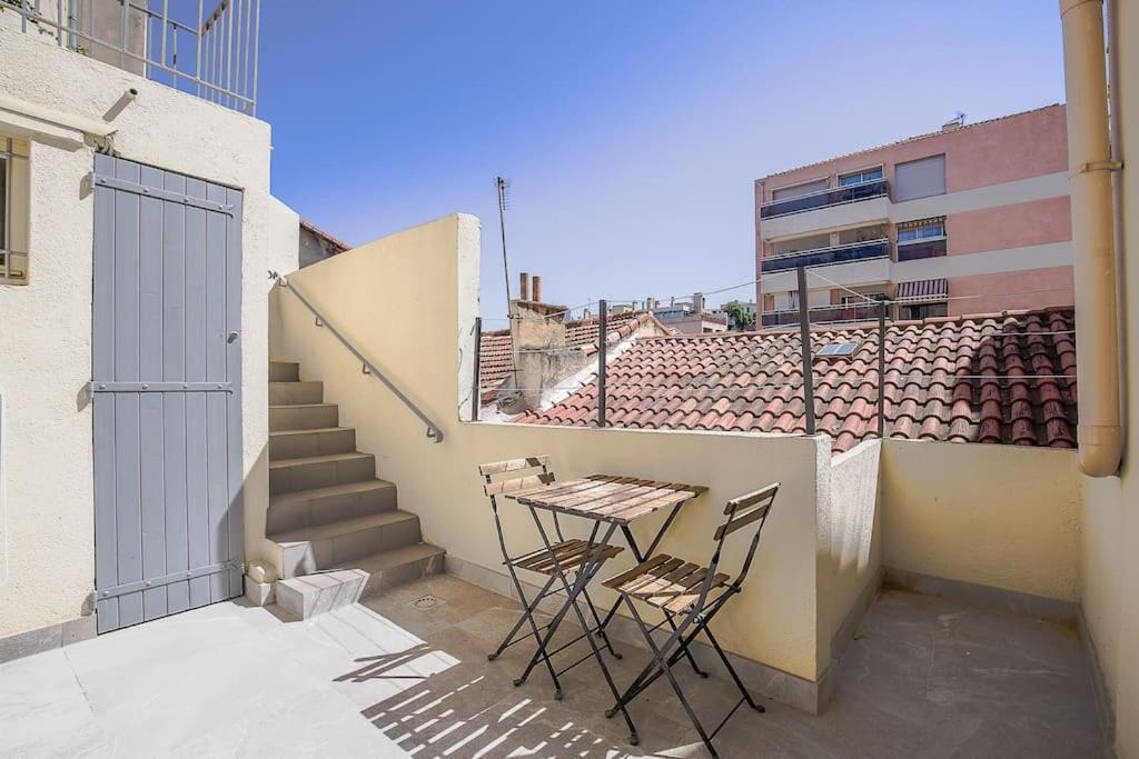 Endoume, Charmant T2 Au Calme, Terrasse, 13007 马赛 外观 照片
